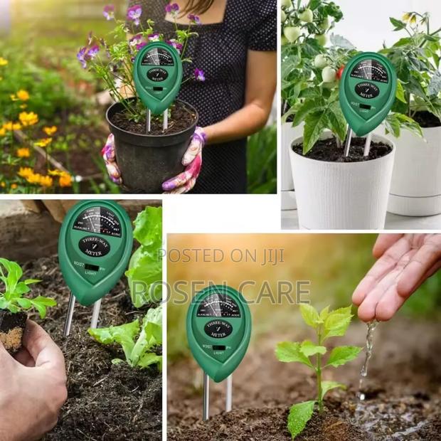 3 in 1 Soil Ph Meter Sunlight Ph Tester Flowers Moisture Plants · Photo 3