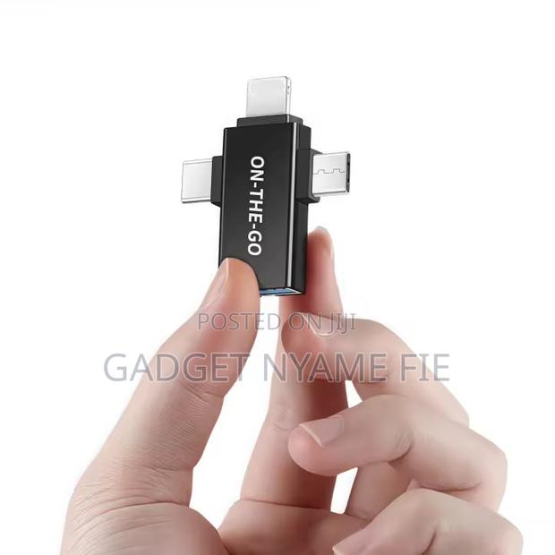 3 In 1 Otg Usb 3.0 Adapter - Black · Photo 1