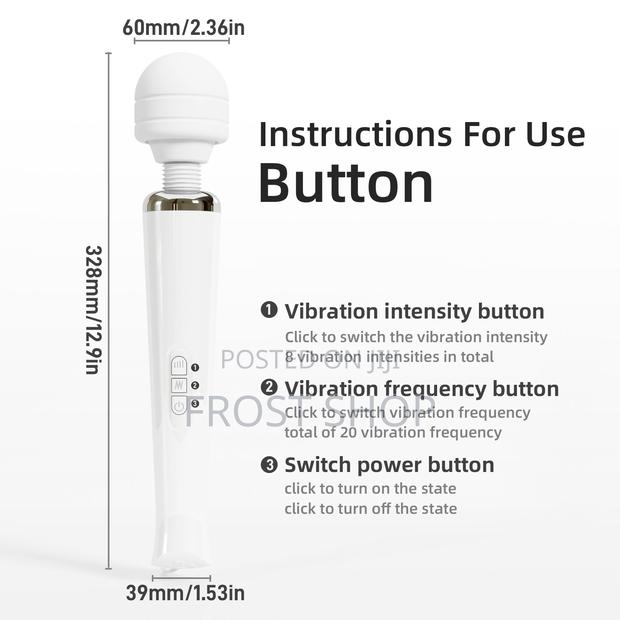 Magic Wand Rechargeable Extra Powerful Cordless Vibrator · Photo 2