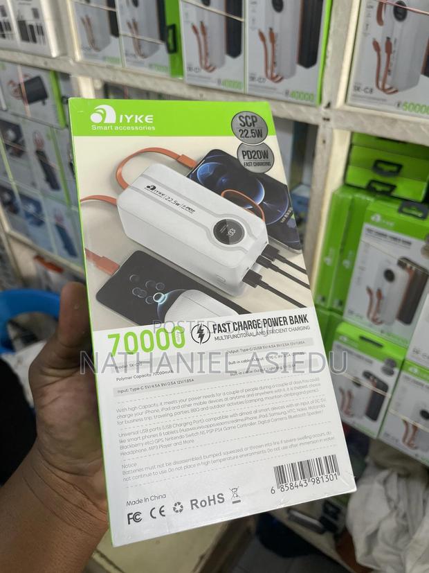 70000mah Iyke Fast Charge Power Bank · Photo 2