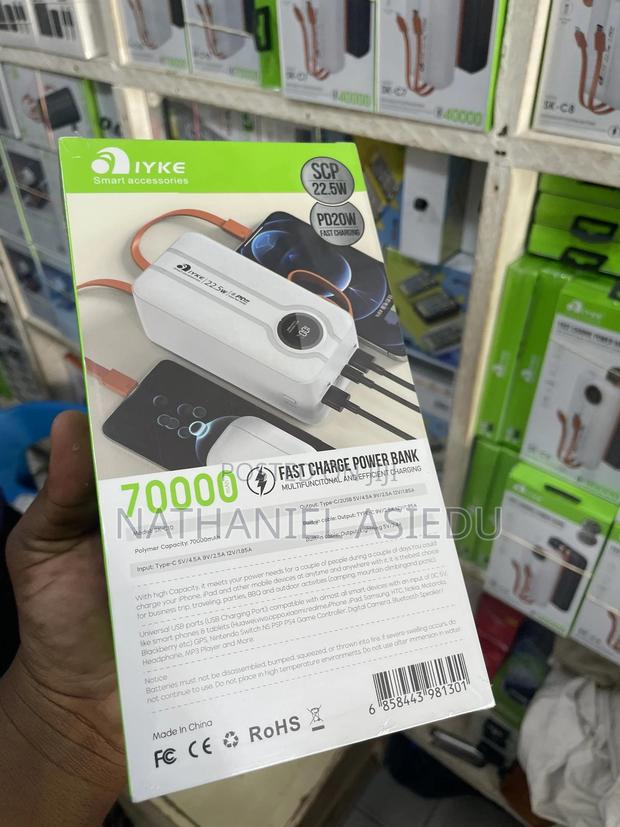 70000mah Iyke Fast Charge Power Bank · Photo 3