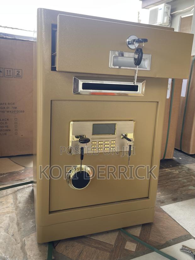 Electronic Cash/Coin Safety Deposit Boxes - Fireproof Safe · Photo 1