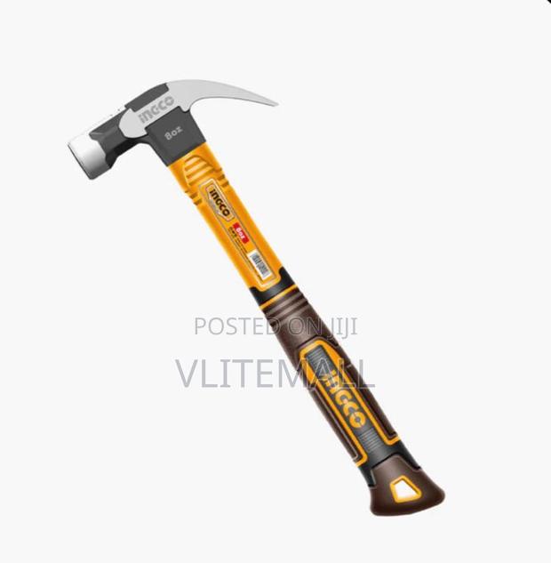 Ingco Claw Hammer 220g With Fiberglass Handle - Hch81008 · Photo 1