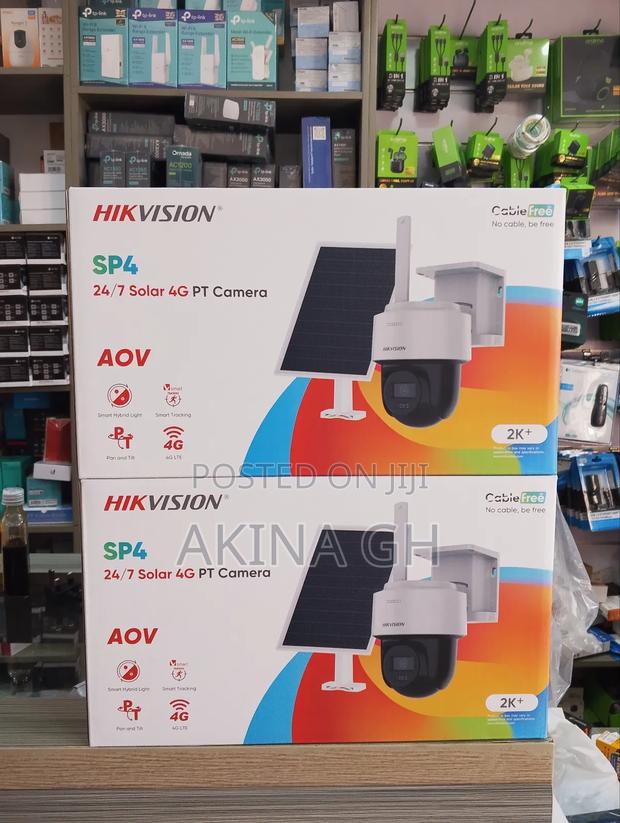 Hikvision Sp4 Smart Light Color Aov 4g Solar Pt Camera Ds-2cfsp4/4g · Photo 1