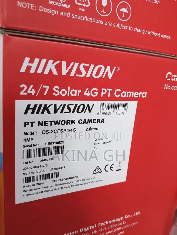 Hikvision Sp4 Smart Light Color Aov 4g Solar Pt Camera Ds-2cfsp4/4g · Photo 2