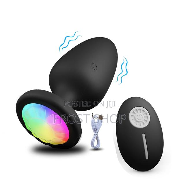 Led Anal Butt Plug Wireless Remote Vibrating Prostrates Massager · Photo 1