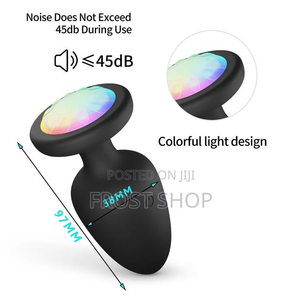Led Anal Butt Plug Wireless Remote Vibrating Prostrates Massager · Photo 3