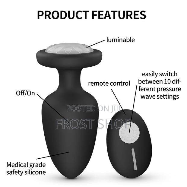 Led Anal Butt Plug Wireless Remote Vibrating Prostrates Massager · Photo 5