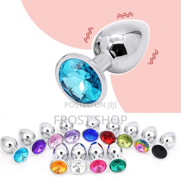 3in1 Anal Butt Plug Smooth Metal Stainless Steel Crystal Butt Plug · Photo 6