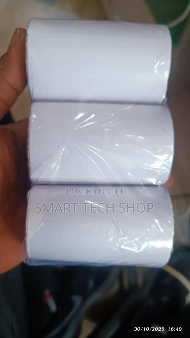 Thermal Label Paper 80mmx50mm 100 Labels Per Roll · Photo 3