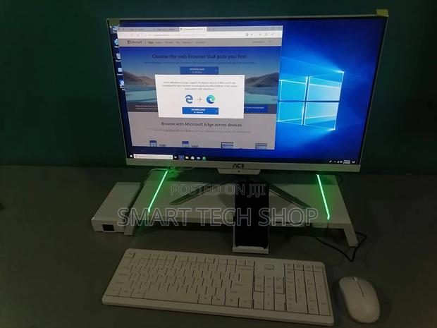 Gaming Desktop Or Monitor Stand With Rgb Light, Phone Holder Usb Hub · Photo 2