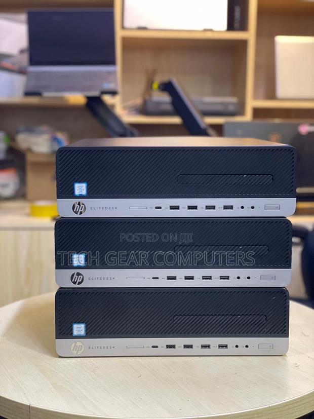Desktop Computer HP EliteDesk 800 G3 8GB Intel Core i5 SSD 256GB · Photo 1