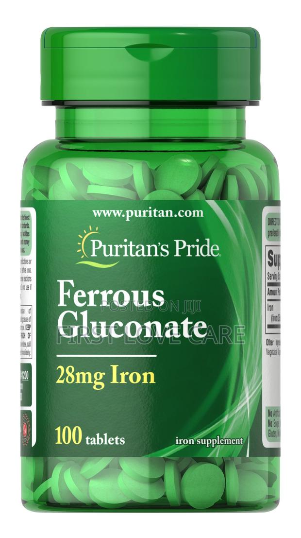 Puritan's Pride Ferrous Gluconate 28mg Iron · Photo 1