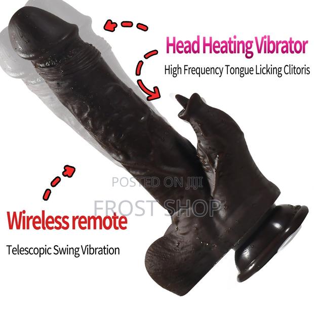 Thrusting Dildo Tongue Vibrator Dildo Remote Control · Photo 2