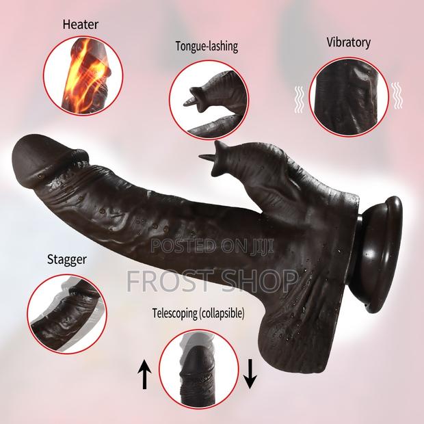Thrusting Dildo Tongue Vibrator Dildo Remote Control · Photo 5