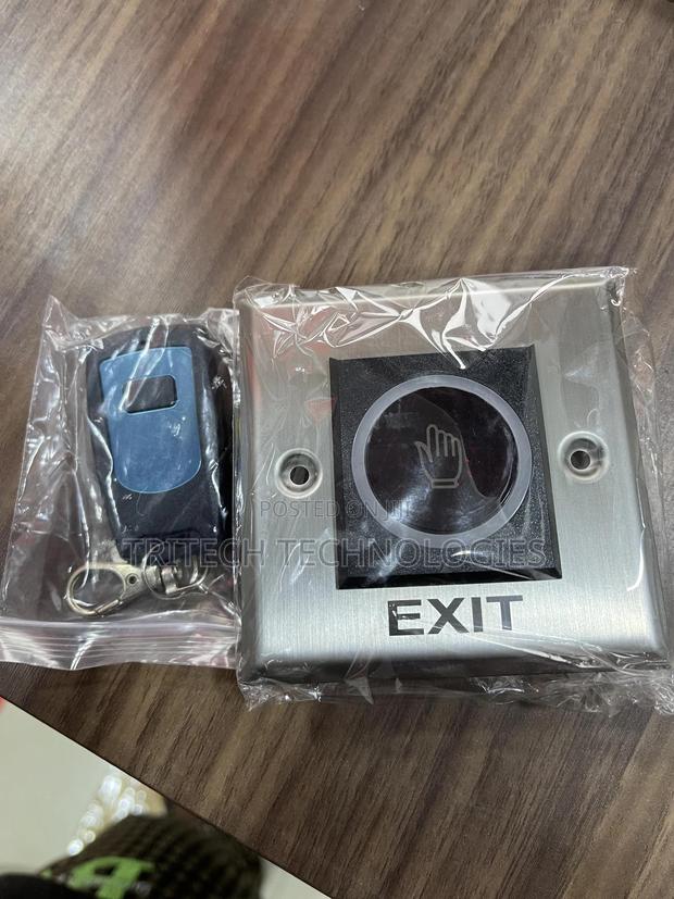 No Touch Exit Button With Remote · Photo 1