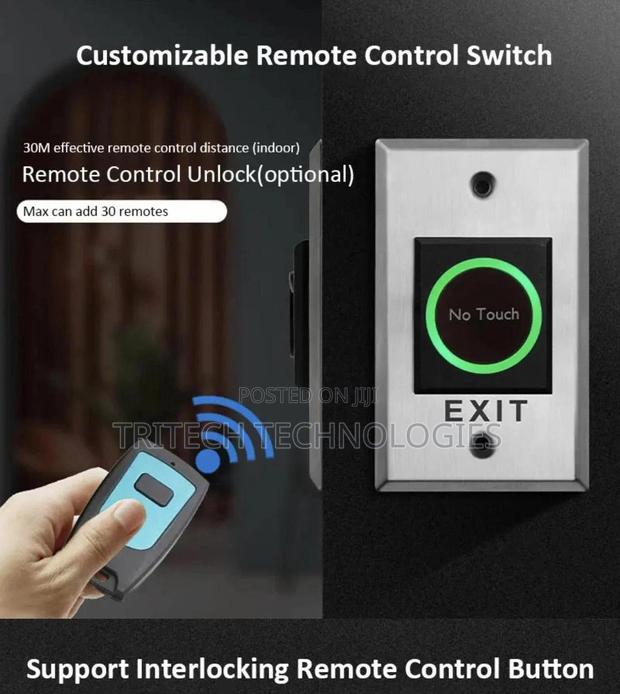 No Touch Exit Button With Remote · Photo 2