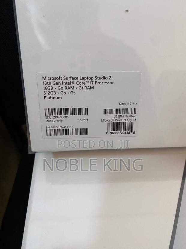 New Microsoft Surface Laptop Studio 2 16GB Intel Core I7 SSD 512GB · Photo 4