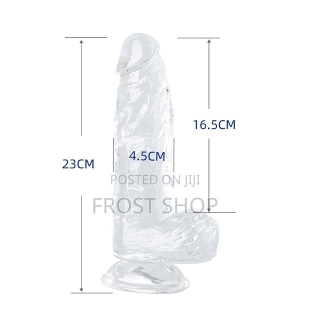 Realistic Silicon Transparent Dildo 8inches · Photo 4
