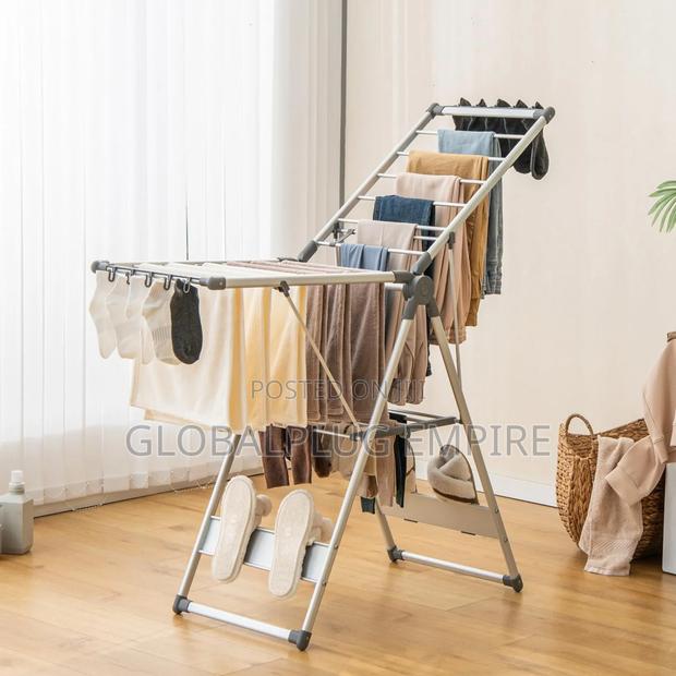 Foldable Clothes Drying Rack Space-Saving Perfect for All Seasons! · Photo 1