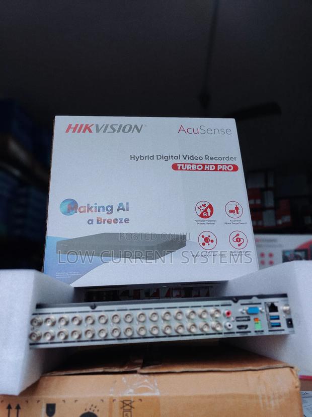 Hikvision Video Recorder DVR 5mp 32 Channel Acusence Two Ways Audio · Photo 2