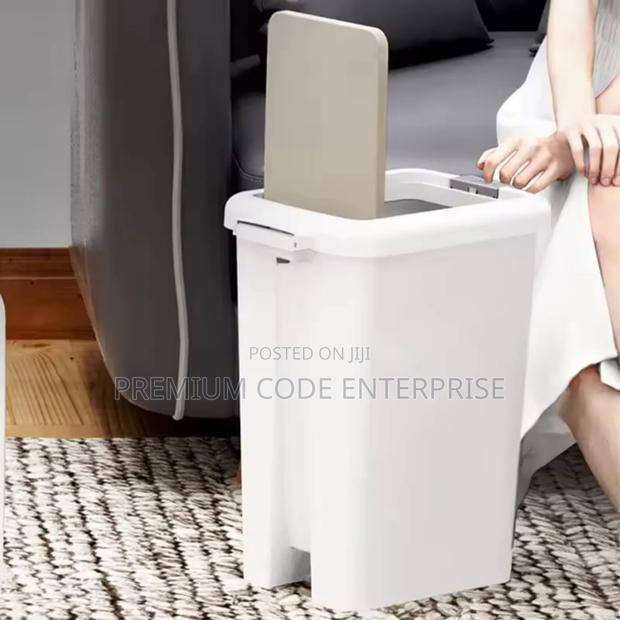 30l Pedal Trash Bin – Double-Covered Waste Bin for Home and Office Use · Photo 5