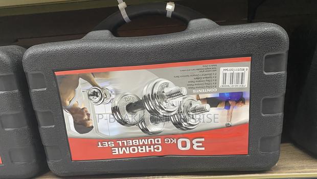 30kg Chrome Dumbbell Set 15kg*2 · Photo 1