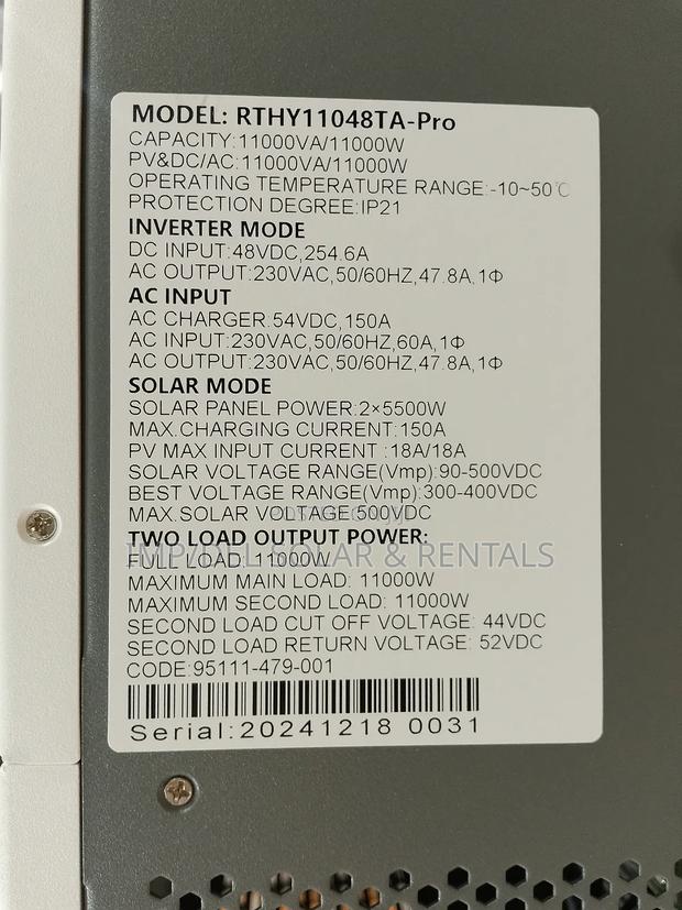 11.0kw 48v Solar Inverter Mega Efficiency Hybrid · Photo 8