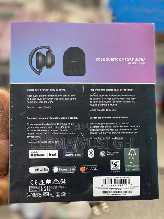 Bose Quietcomfort Ultra Headphone Noise Cancelling Wit Case · Photo 2