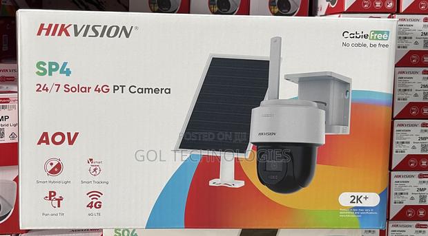 Hikvision Solar 4g Pt Network Camera Ds-2cfsp4/4g 24/7 Solar 4g 4mp · Photo 2