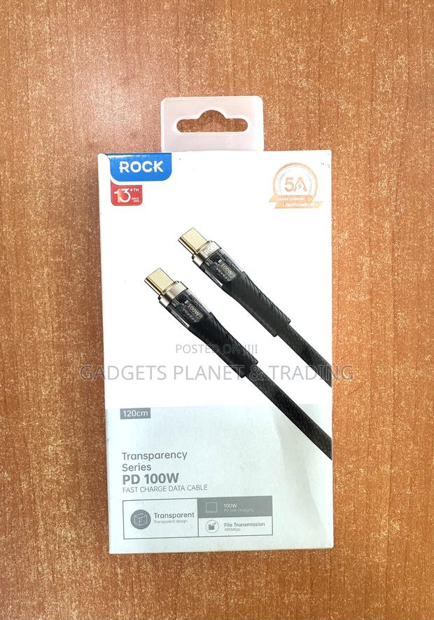 Rock Z21 Transparency Series Fast Charge Data Cable Type-c · Photo 1