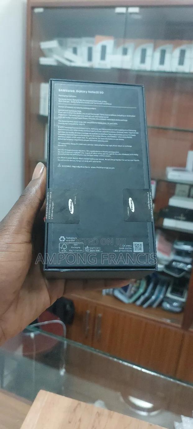 New Samsung Galaxy Note 20 5G 256 GB Black · Photo 3