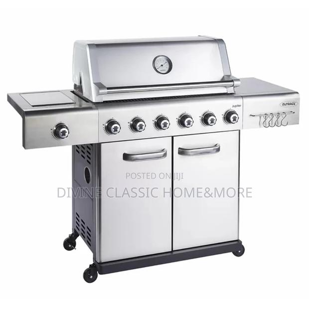 Outback Meteor 6-burner Hybrid Gas Charcoal Bbq With Multi-cook Plate · Photo 4