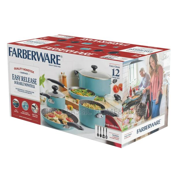 Farberware Easy Clean 12 PCS Nonstick Cookware Set With Cooking Tools · Photo 7