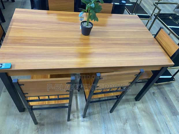 Wood Color Dining Set With 6chairs · Photo 3