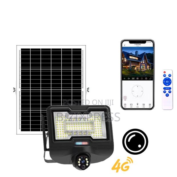 4g Floodlight Solar Camera-600w · Photo 1
