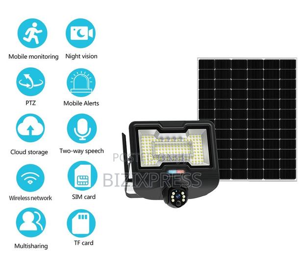 4g Floodlight Solar Camera-600w · Photo 4