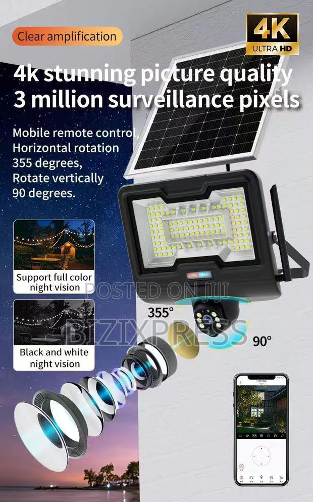 4g Floodlight Solar Camera-600w · Photo 8