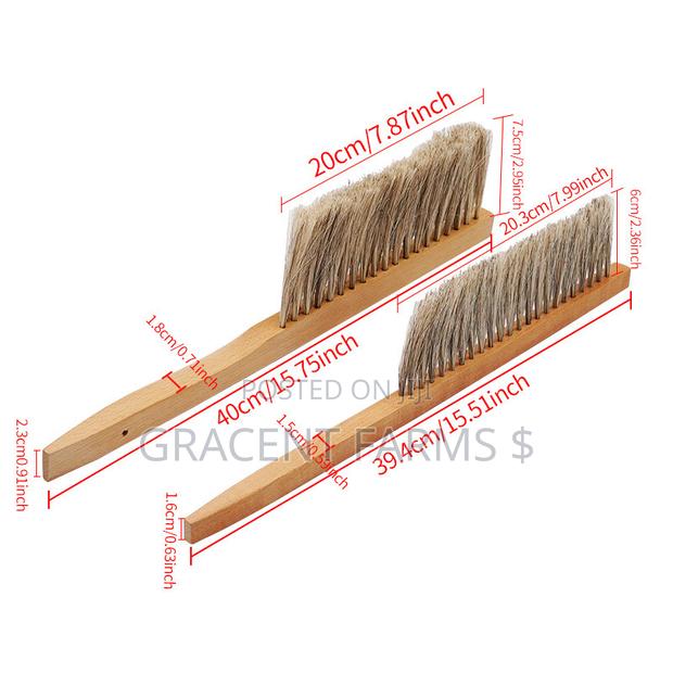 Beekeepers' Standard Brush - Double Row - (Wooden Handle) · Photo 3