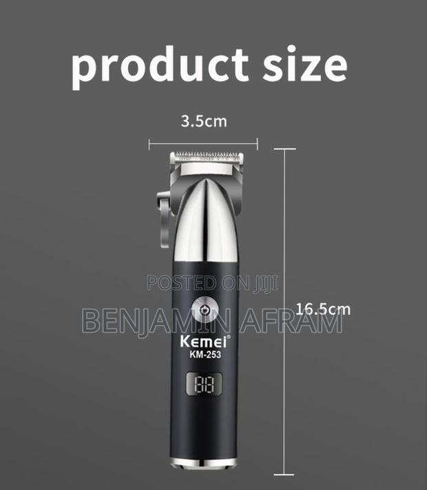 Rechargeable Blade Craft Hair Clippers Km-253 · Photo 3