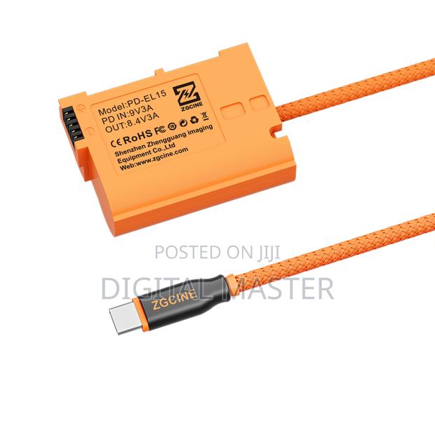 Zgcine Usb-c Pd To El15 For Nikon Dummy Battery Cable · Photo 3