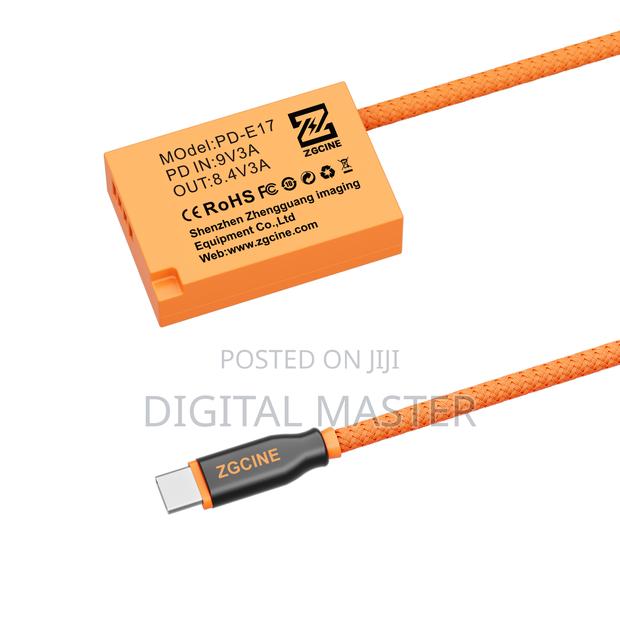 Zgcine Usb-c Pd To Lpe17 For Canon Dummy Battery Cable · Photo 3