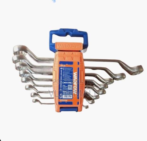 Wadfow 8 Pieces Offset Ring Spanner Set - Wfr3208 · Photo 1