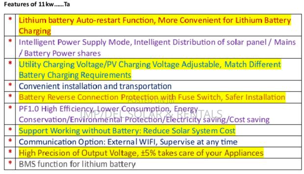 48v 11kw Solar Inverter Super Efficiency Hybrid · Photo 8