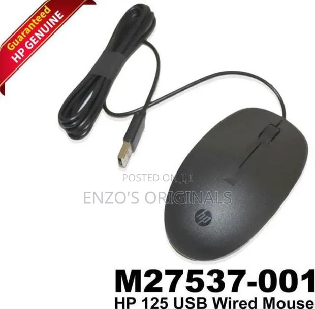 Original HP Wired USB Mouse 125 Lazer Optical Mouse Brand New Oem · Photo 1
