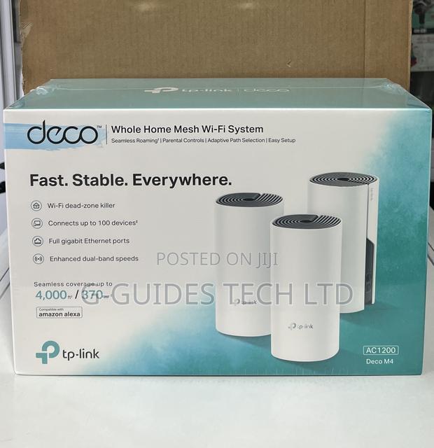 TP-Link Deco M4 Ac1200 Whole Home Mesh Wi-Fi System 3-Pack · Photo 1