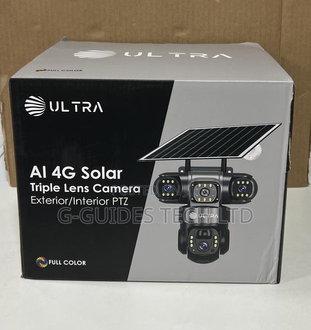 Ultra Ai 4g Solar Triple Lens Camera 6mp, Ultra 4g Solar Camera 3-Lens · Photo 2