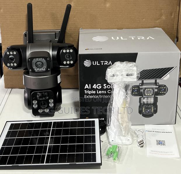 Ultra Ai 4g Solar Triple Lens Camera 6mp, Ultra 4g Solar Camera 3-Lens · Photo 3