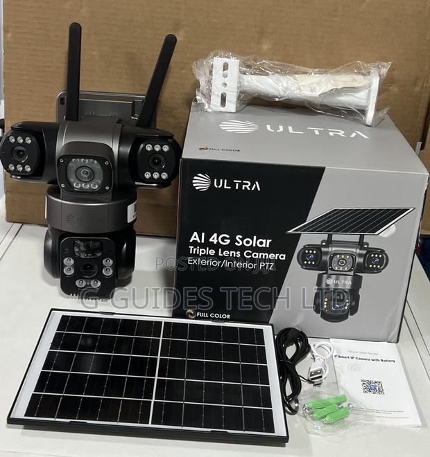 Ultra Ai 4g Solar Triple Lens Camera 6mp, Ultra 4g Solar Camera 3-Lens · Photo 5
