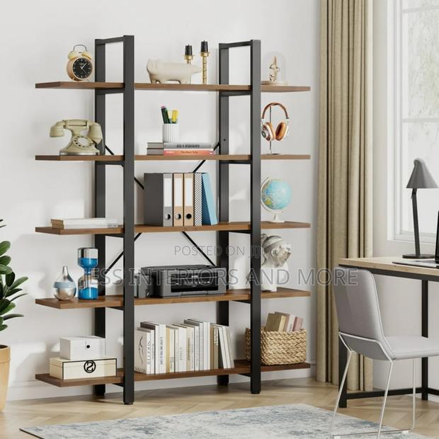 5-Tier Bookshelf, (Industrial) · Photo 3